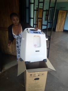 Lyckad insamling till en syrgaskoncentrator till det hårt ansträngda sjukhuset i Mpongwe!